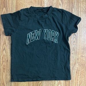 Brandy Melville Black Short Sleeve Tee